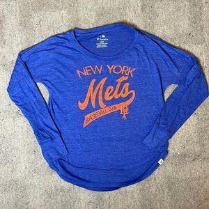 Fanatics Mets long sleeved baseball tee | S